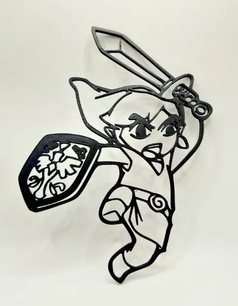 Tác phẩm nghệ thuật kiếm Link Zelda treo tường - Image 1