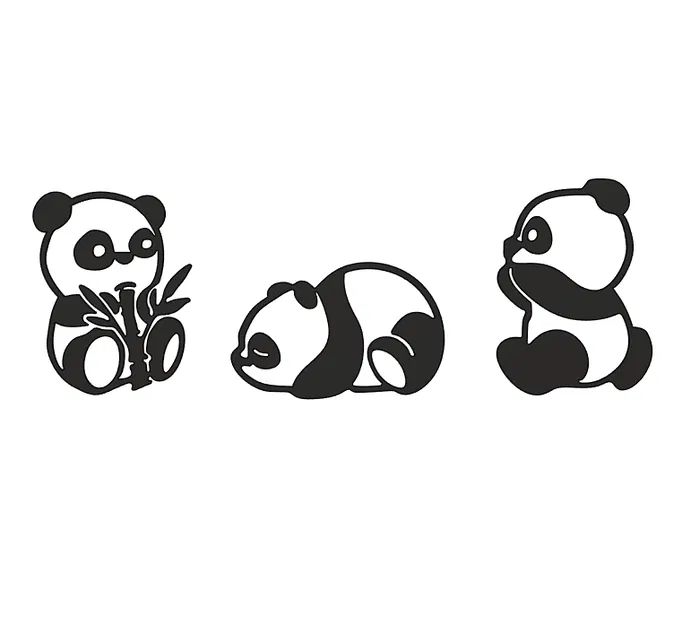 Tranh Gấu Trúc Treo Tường Nghệ Thuật - Image 2