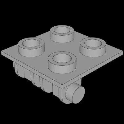 Bản lề Lego Tương thích (6134.dat) 2 x 2 Trên