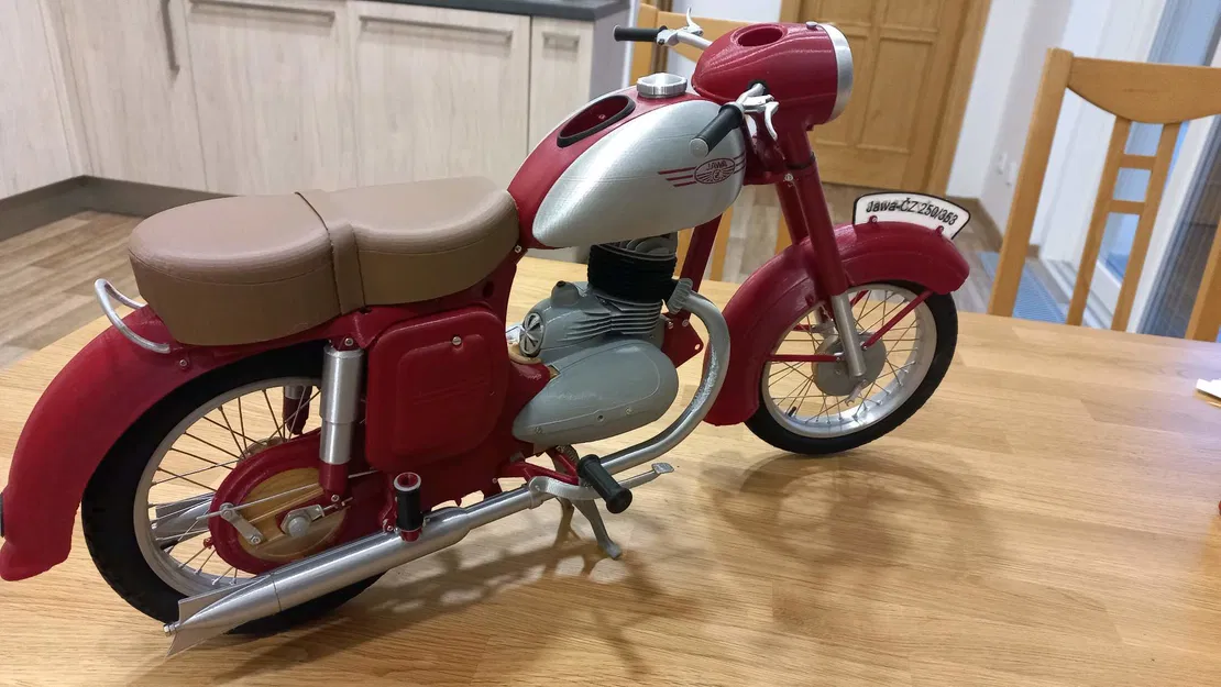 Project JAWA-ČZ KÝVAČKA 250/353.02 - Phần 8 - Dè trước + Yên xe - Image 2