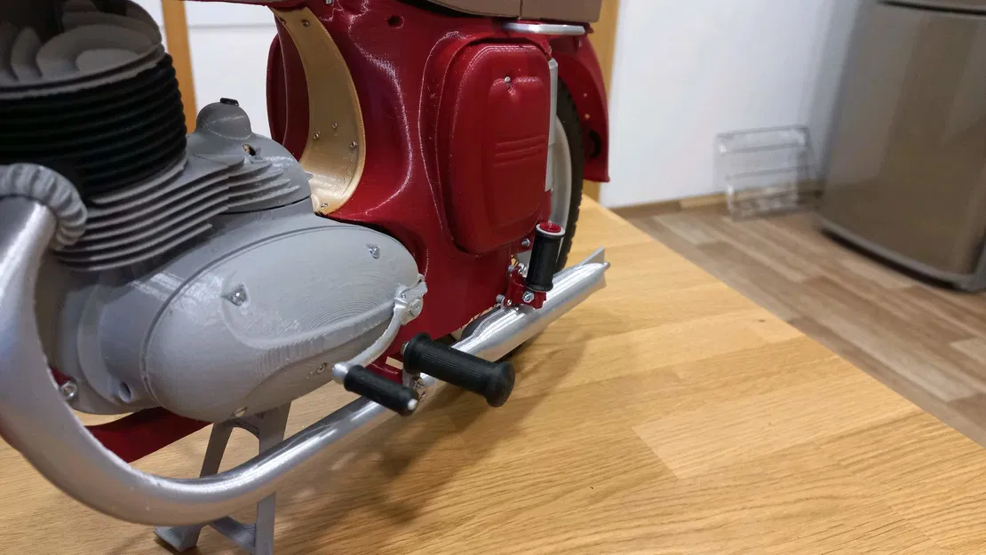 Project JAWA-ČZ KÝVAČKA 250/353.02 - Phần 8 - Dè trước + Yên xe - Image 3