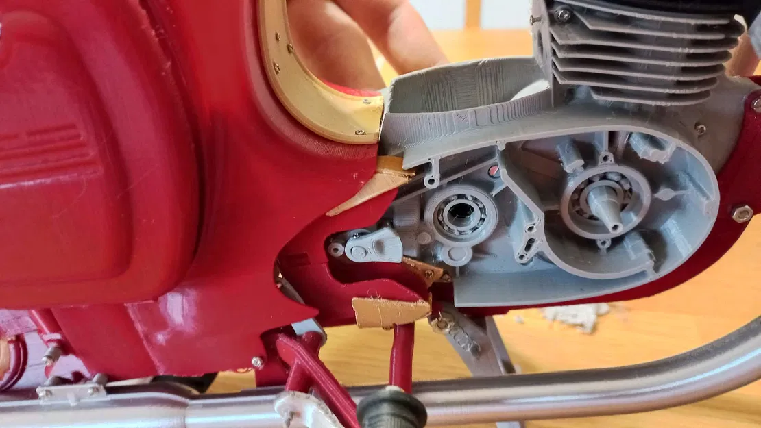 Project JAWA-ČZ KÝVAČKA 250/353.02 - Phần 8 - Dè trước + Yên xe - Image 8