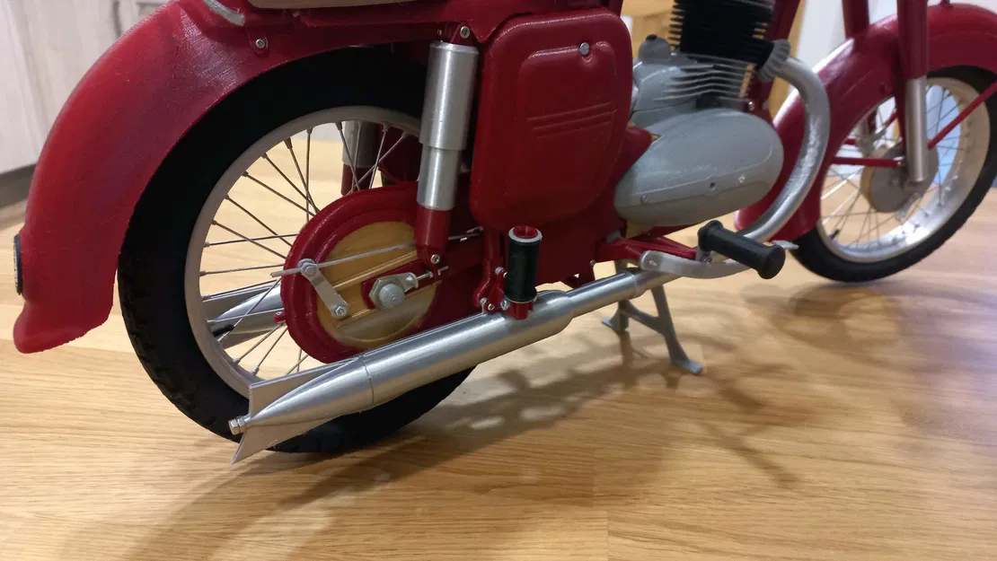 Project JAWA-ČZ KÝVAČKA 250/353.02 - Phần 8 - Dè trước + Yên xe - Image 10