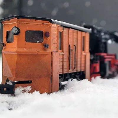 H0m 1000mm Schneepflug 99-01-99 (Tỷ lệ 1:87)