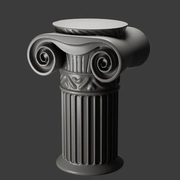 Mô hình Cột Marble (Marble Column) để in 3D - Image 1