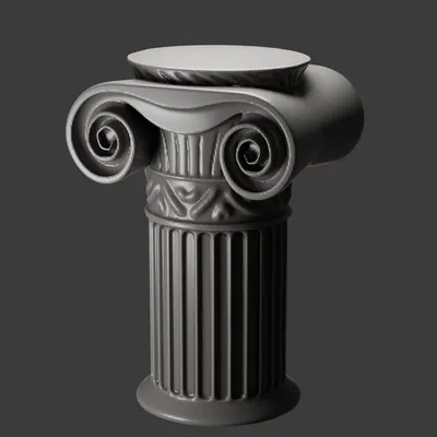 Mô hình Cột Marble (Marble Column) để in 3D