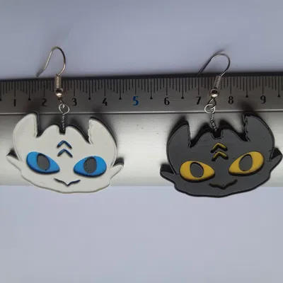 Bông Tai Rồng Dạ Khúc (Toothless)