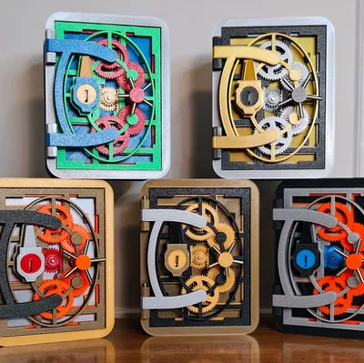 Két sắt có khóa bi xoay