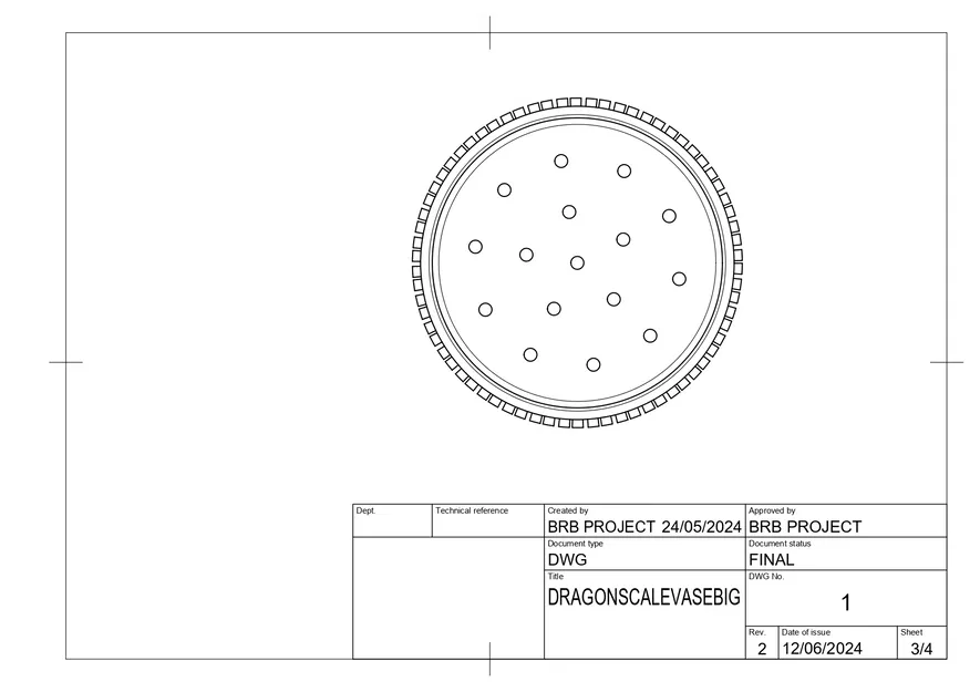 Chậu Hoa / Bình Rồng Vảy - Image 9