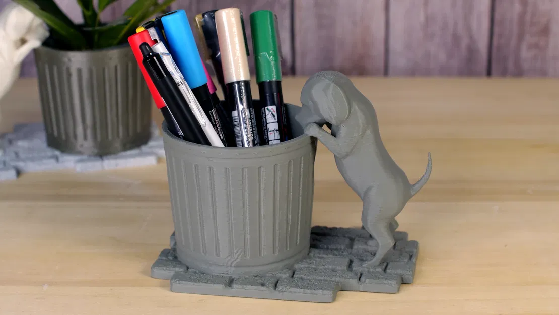 Chậu Cây/Thùng Rác Hình Chó Doggo - Image 2