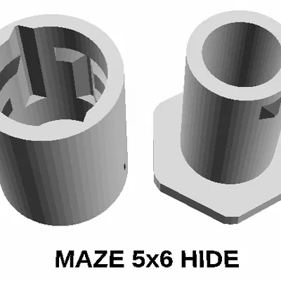 Mê Cung Hình Trụ, Có Thể Nhìn Thấy Hoặc Ẩn