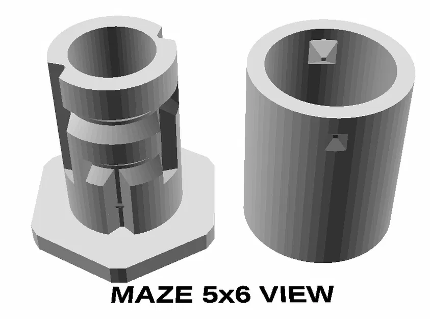 Mê Cung Hình Trụ, Có Thể Nhìn Thấy Hoặc Ẩn - Image 3