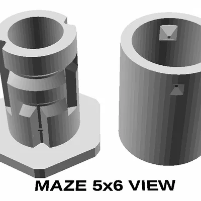 Mê Cung Hình Trụ, Có Thể Nhìn Thấy Hoặc Ẩn
