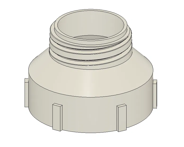 Bộ chuyển ren cho chai nhớt (38mm sang 28mm) - Image 1