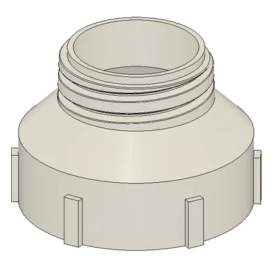 Bộ chuyển ren cho chai nhớt (38mm sang 28mm)