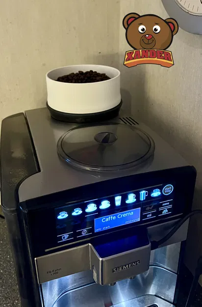 Nối dài hộp đựng hạt cà phê Siemens EQ 6 series, có thể xếp chồng - Image 2