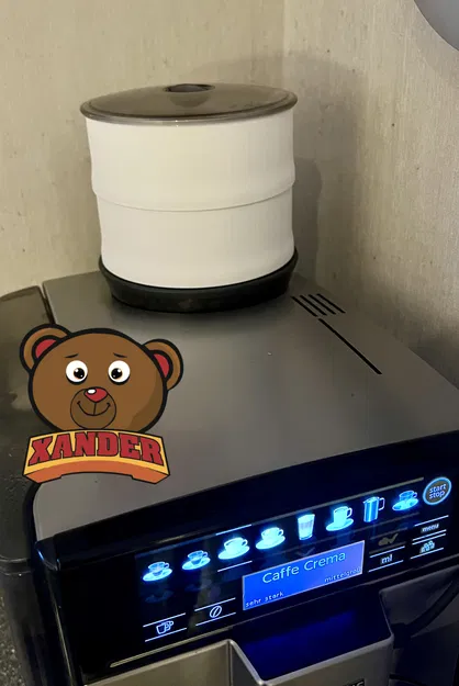 Nối dài hộp đựng hạt cà phê Siemens EQ 6 series, có thể xếp chồng - Image 3