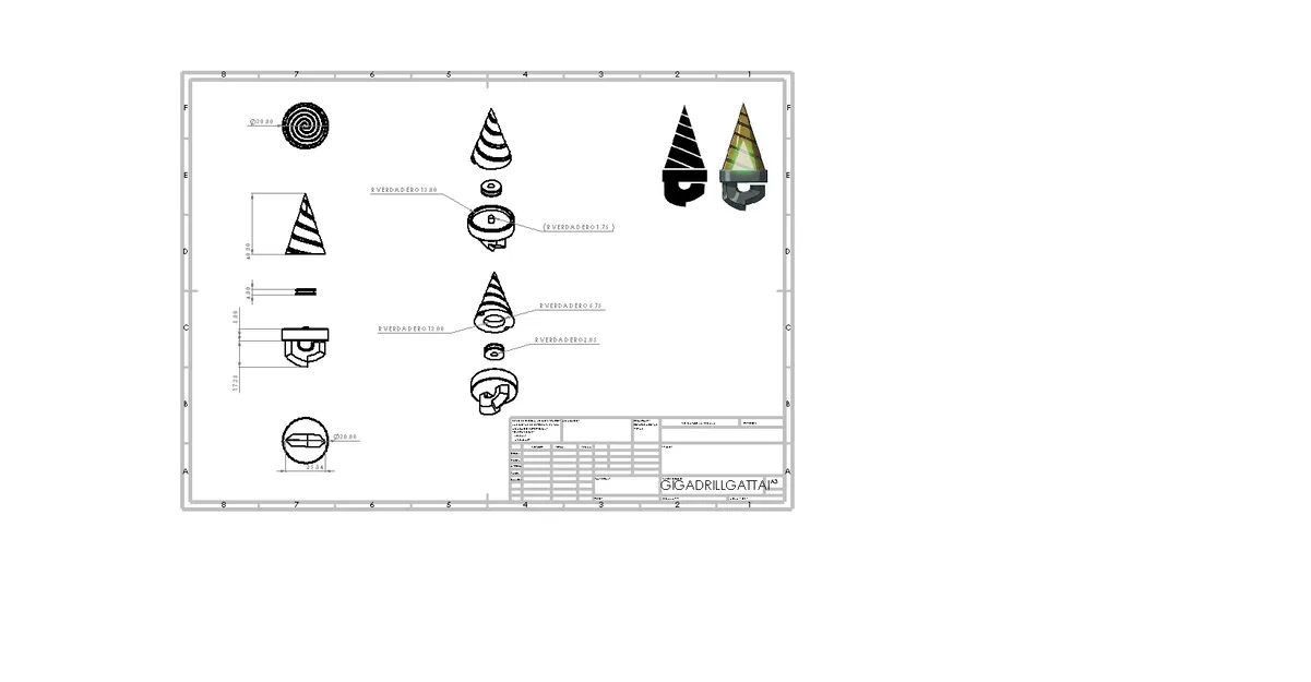 Móc Khóa Khoan GURREN LAGANN - Image 8