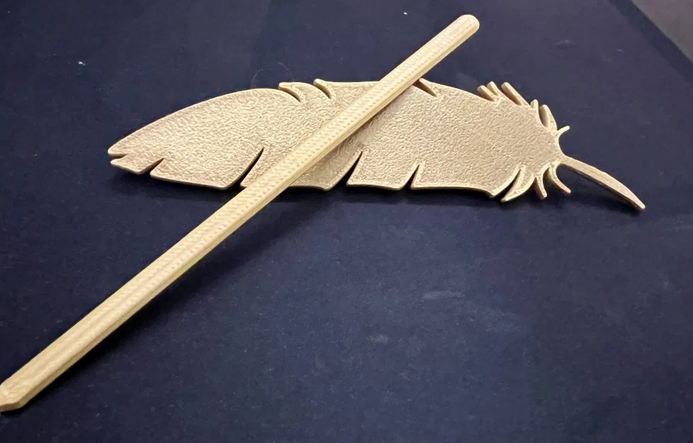 Kẹp Tóc Hình Lông Vũ - Image 4