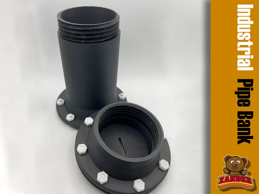 Ống Tiết Kiệm Tiền Kiểu Công Nghiệp - Image 1