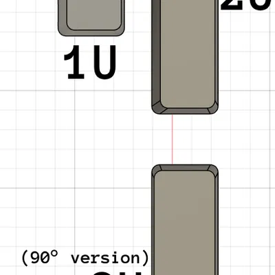 Keycap Cherry MX Phẳng Kích Thước 2U (Bản Remix)