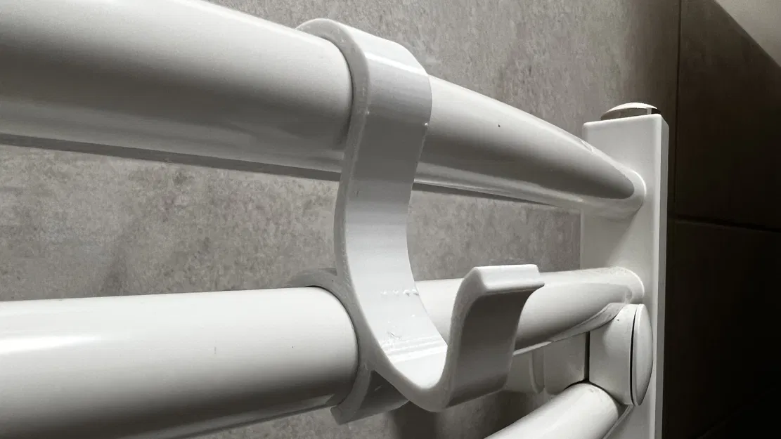 Giá đỡ khăn tắm cho máy sưởi phòng tắm / Towel bathroom holder radiator - Image 1