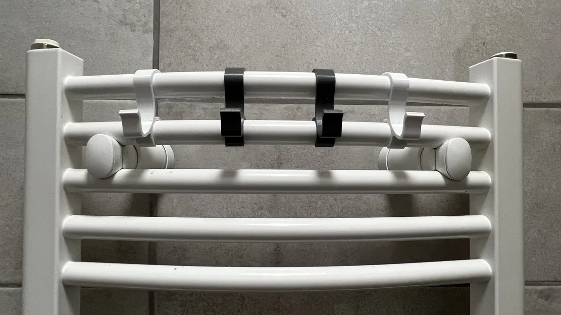 Giá đỡ khăn tắm cho máy sưởi phòng tắm / Towel bathroom holder radiator - Image 4