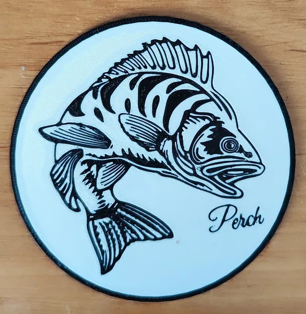 Đế Lót Ly Hình Cá Perch - Image 1