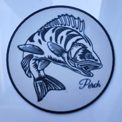 Đế Lót Ly Hình Cá Perch