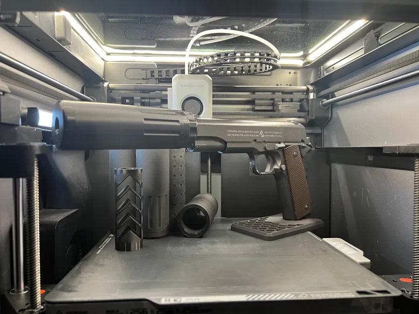 Ống giảm thanh/hút âm Airsoft. (đang phát triển) - Image 1