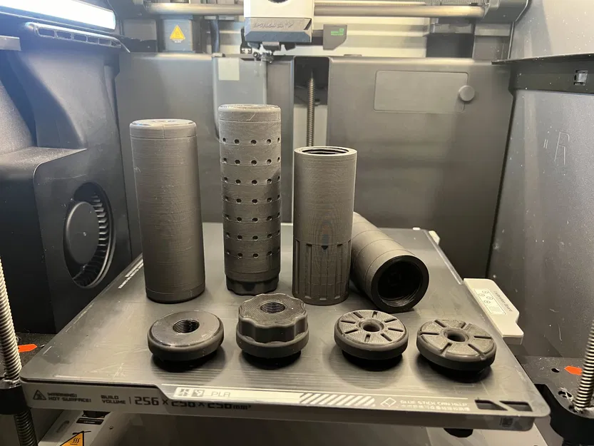 Ống giảm thanh/hút âm Airsoft. (đang phát triển) - Image 2