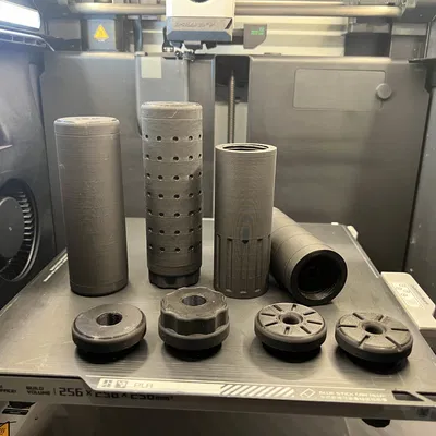 Ống giảm thanh/hút âm Airsoft. (đang phát triển)