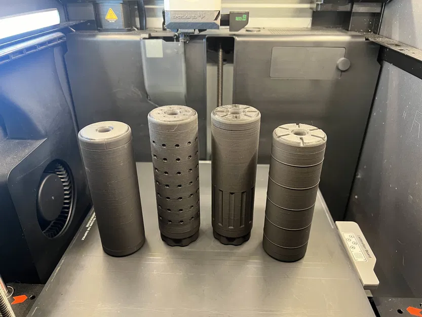 Ống giảm thanh/hút âm Airsoft. (đang phát triển) - Image 4