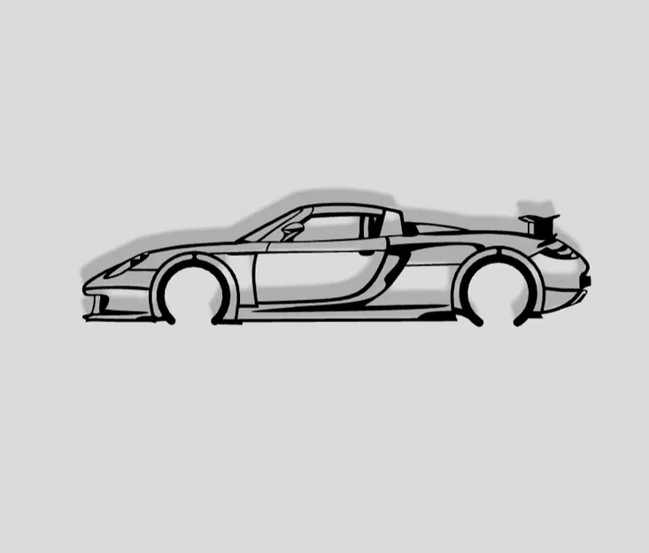 Tranh Treo Tường 2D PORSCHE CARRERA GT - Image 1