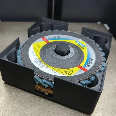 Giá đỡ đĩa máy mài góc Gridfinity - 125mm