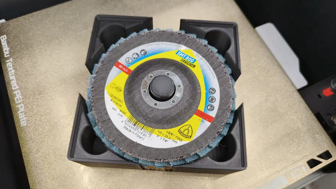 Giá đỡ đĩa máy mài góc Gridfinity - 125mm - Image 2