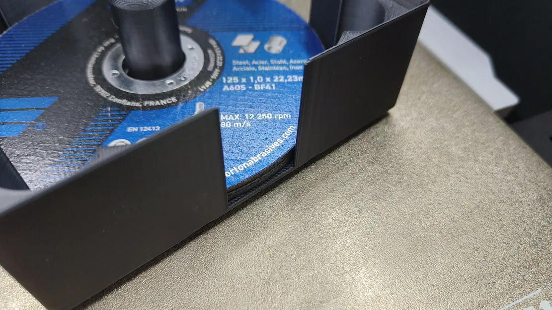 Giá đỡ đĩa máy mài góc Gridfinity - 125mm - Image 5