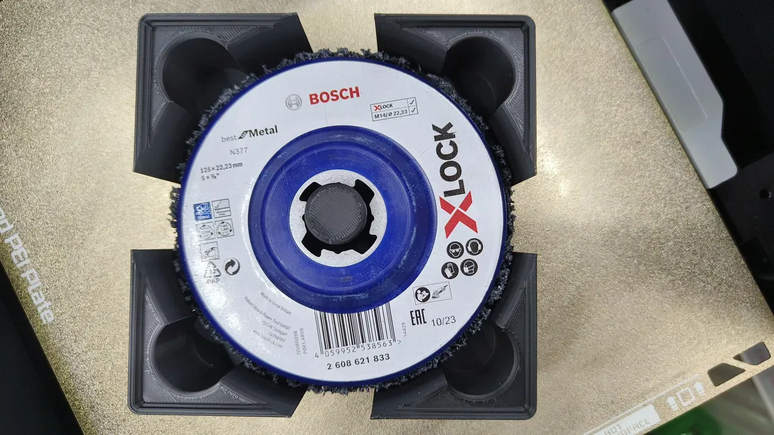 Giá đỡ đĩa máy mài góc Gridfinity - 125mm - Image 7