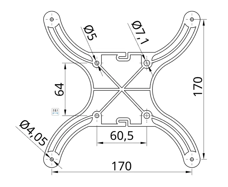 Bản lề trục Y siêu nhẹ cho Ender 3 PRO - Image 3