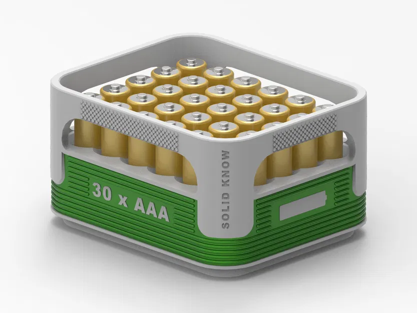 Hộp Pin AAA Xếp Chồng (Thiết kế thùng bia Veltins) - Image 1