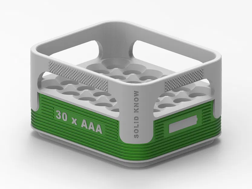 Hộp Pin AAA Xếp Chồng (Thiết kế thùng bia Veltins) - Image 2