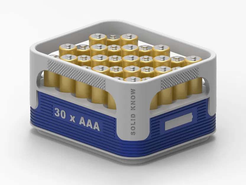 Hộp Pin AAA Xếp Chồng (Thiết kế thùng bia Veltins) - Image 3