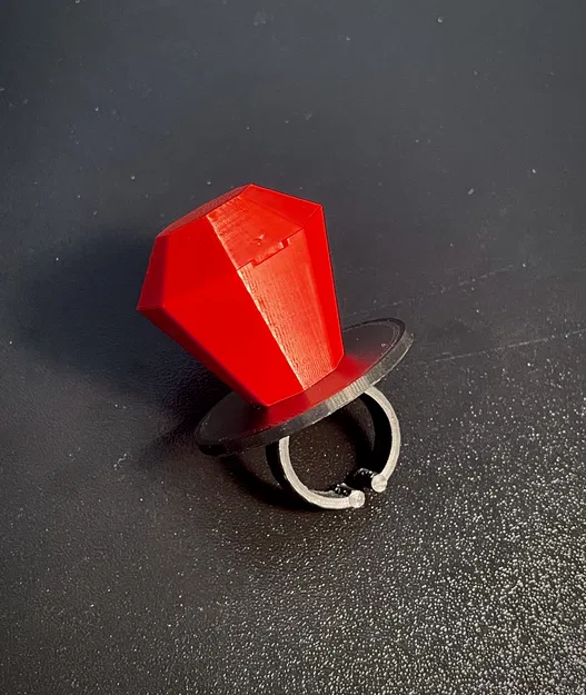 Hộp nhẫn hình chiếc nhẫn - Image 1