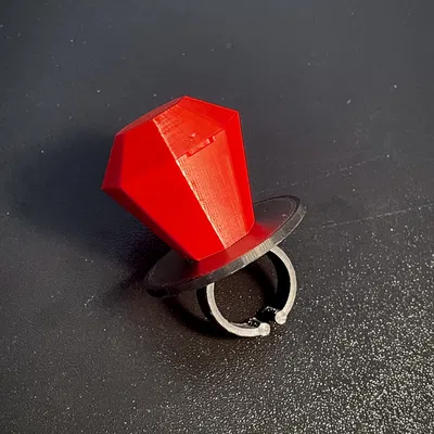 Hộp nhẫn hình chiếc nhẫn