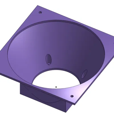 Bộ chuyển đổi quạt 120mm sang 60mm cho bu lông M3