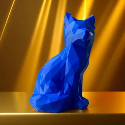 Mô hình cáo low poly