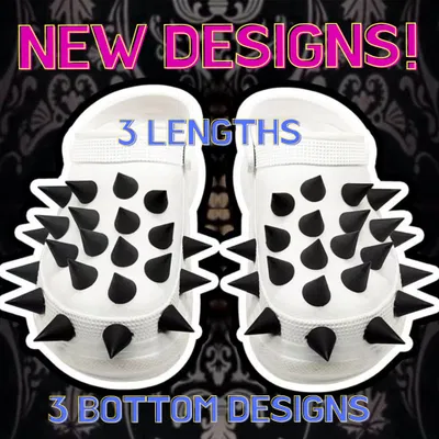 Phụ Kiện Giày Crocs Hình Gai Nhọn - Mẫu Mới!