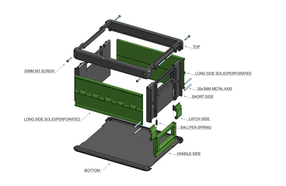 Hộp SBox cho MK2/3/4 - Hộp có thể gấp lại - Image 7
