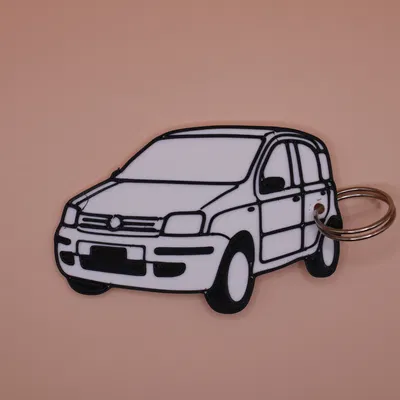 Móc khóa xe Fiat Panda