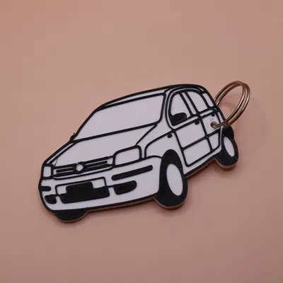 Móc khóa xe Fiat Panda